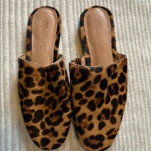 Madewell Women's Leopard Print Mules